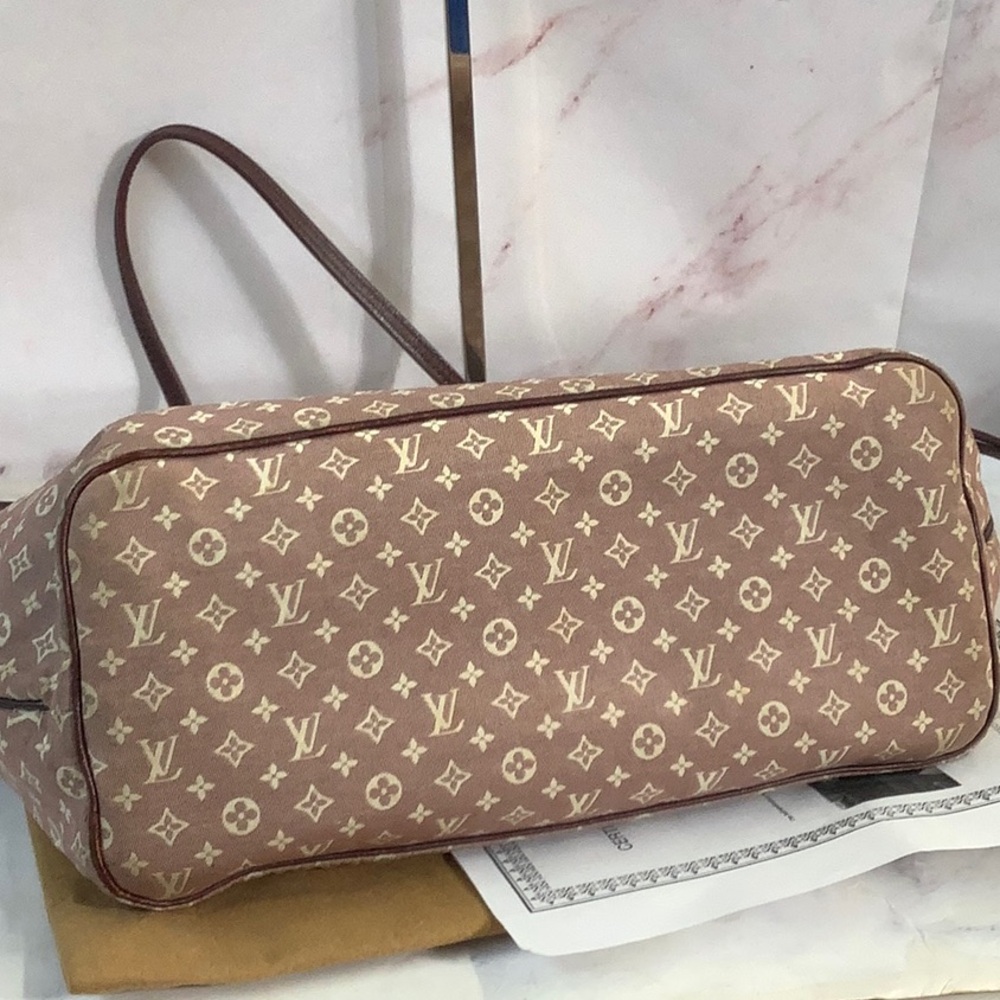 GUC Louis Vuitton Brown Monogram Minilin Neverfull Tote - Picture 4 of 7